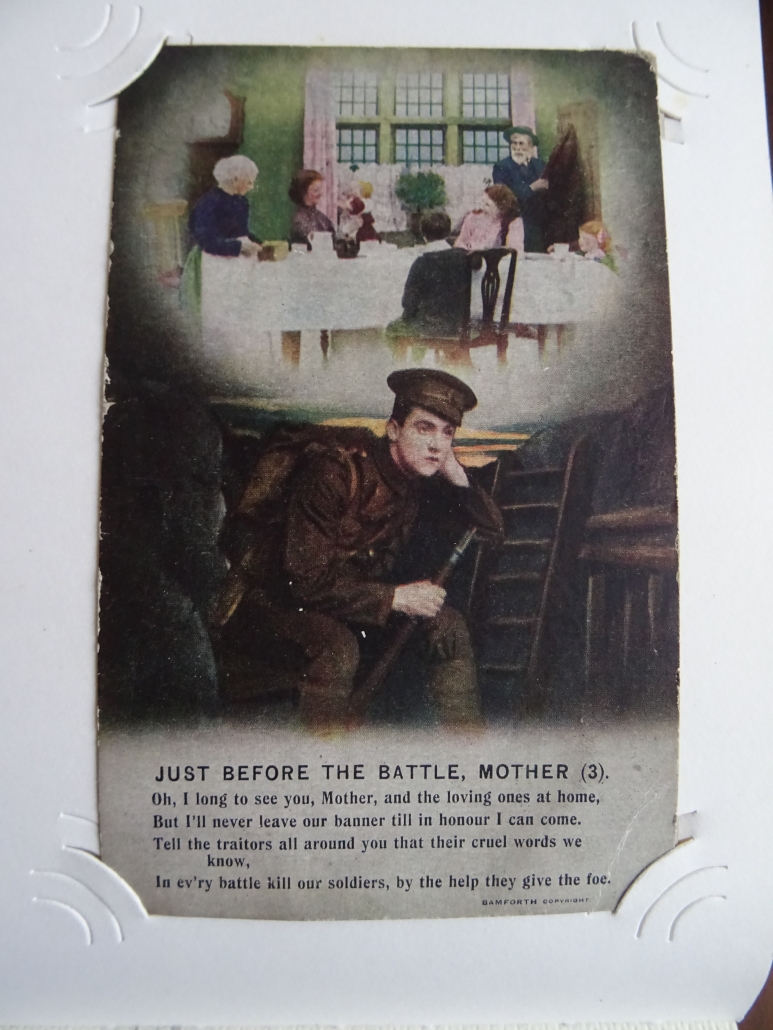 Percy Walmsley's WW1 postcard album - #20