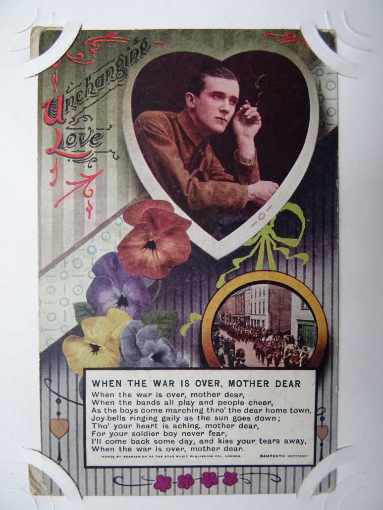 Percy Walmsley's WW1 postcard album - #61